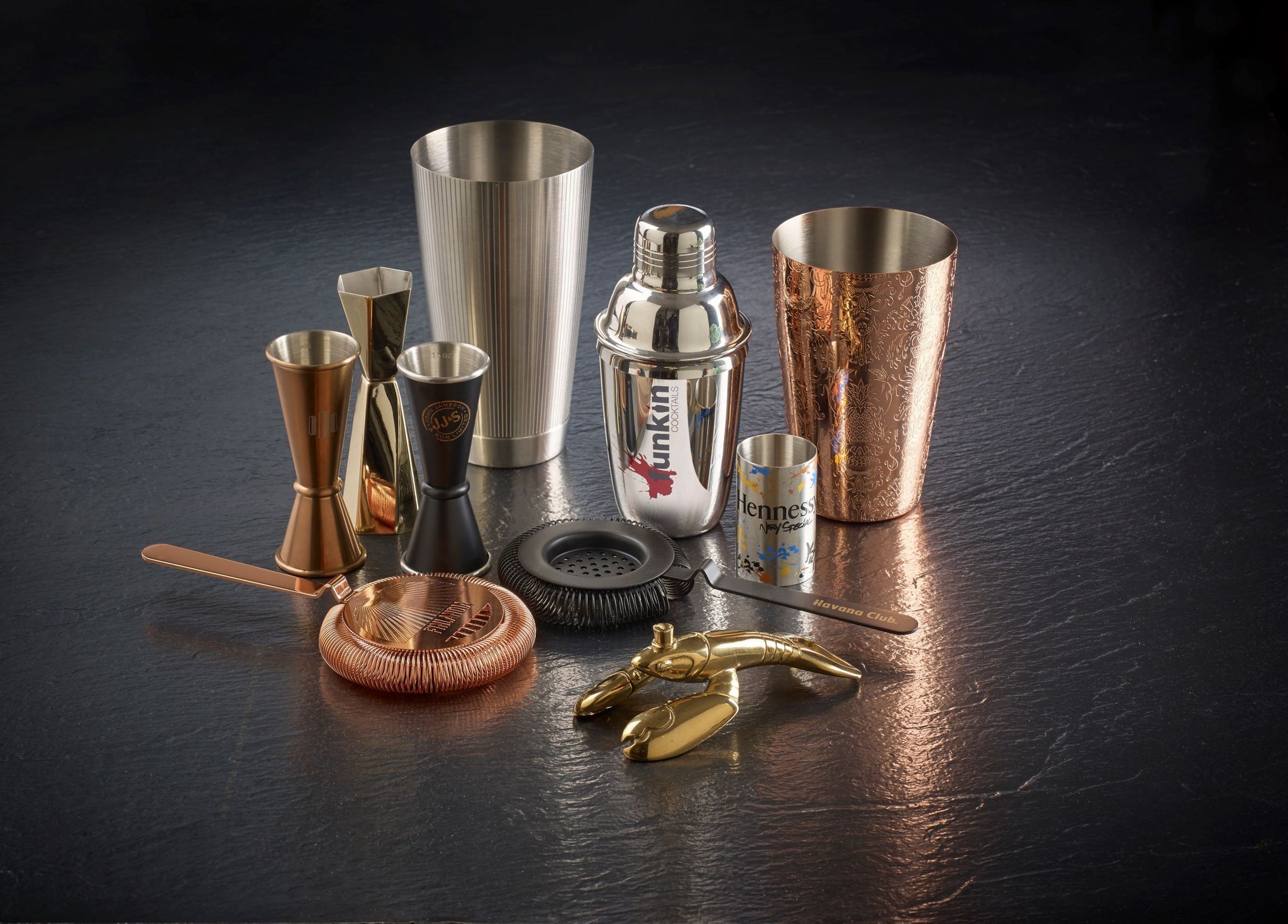 Cocktail Shakers, Mixing Glasses and Tools
